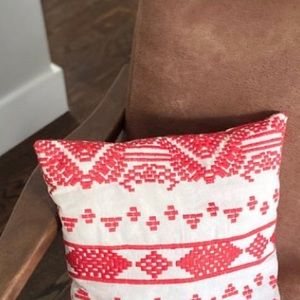 I Heart Aztec Print Decorative Pillow